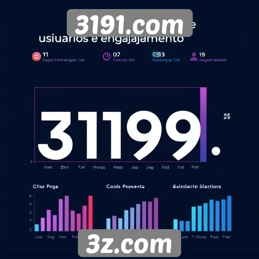 Estatísticas de usuários e engajamento no 3191.com